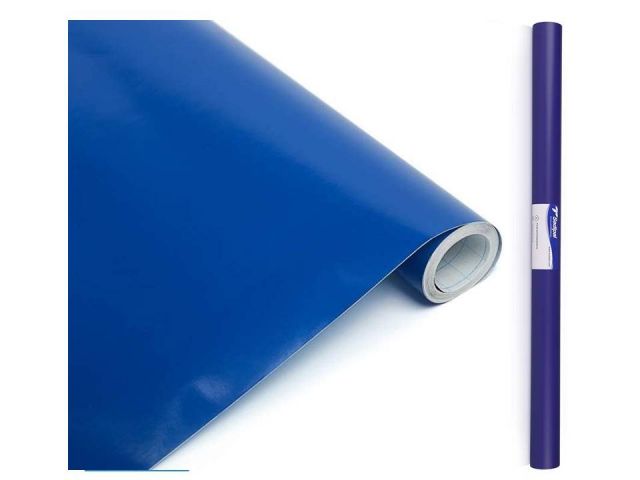 ROLLO FILM ADHESIVO MATE 50cm x 3mt.  AZUL