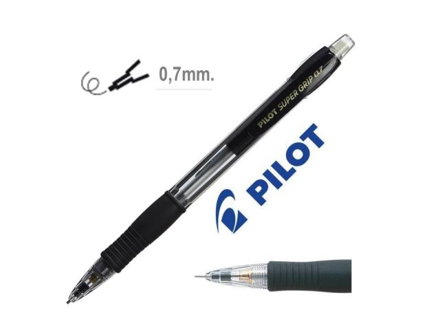 PILOT H187 PORTAMINAS 0.7MM NEGRO H-187-SL-B