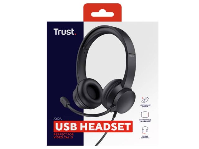 AURICULAR USB C/MICROFONO TRUST AYDA  25088