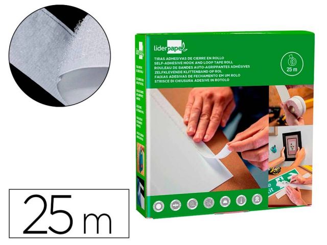 LDP VELCRO CINTA CIERRE 20mm X 25m BLANCO VL02