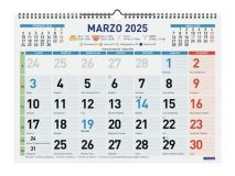 FINOCAM CALENDARIO PARED ESCRIBIR 31x43cm  2025